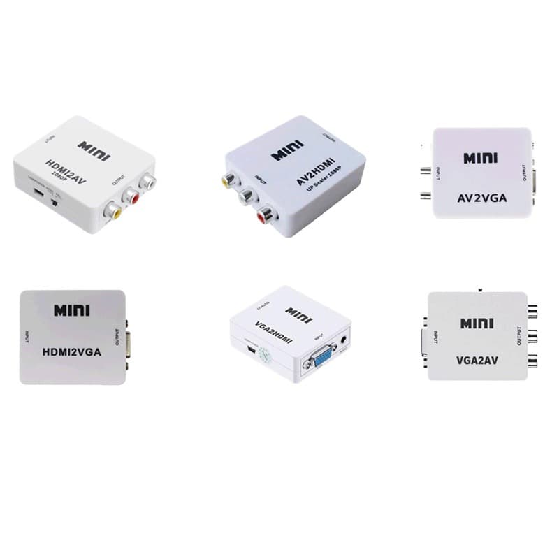 Little White Box Series HDMI Audio Video Converter 1080P HD HDMI Transfer AV TV Video Transferer 5