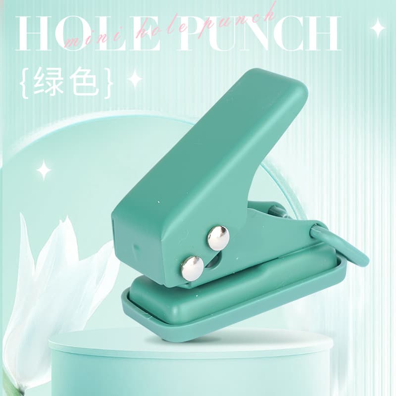 Round small hole puncher handmade, children's cards, ring, DIY 8
