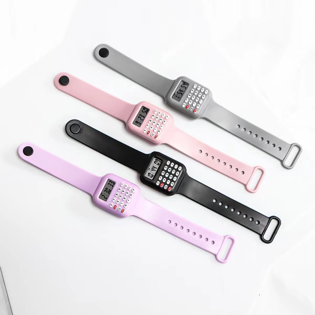 Small children's electronic universal digital watch for teaching maths 4