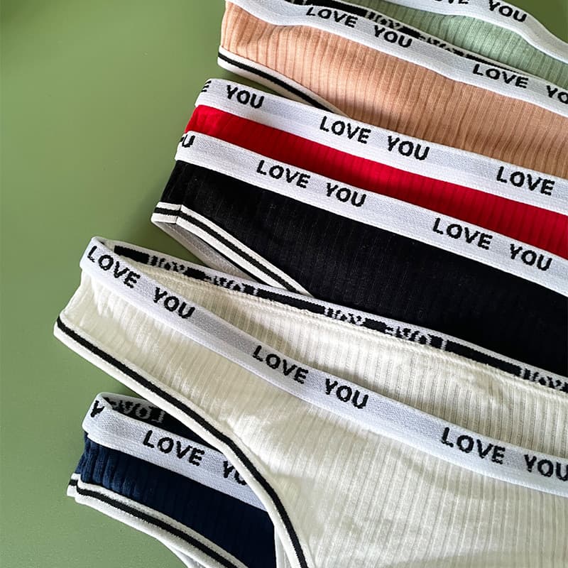 2025 Cross-border supply of new cotton bottom crotch underwear for women cotton mid-waist fashion ladies girl Panties 2
