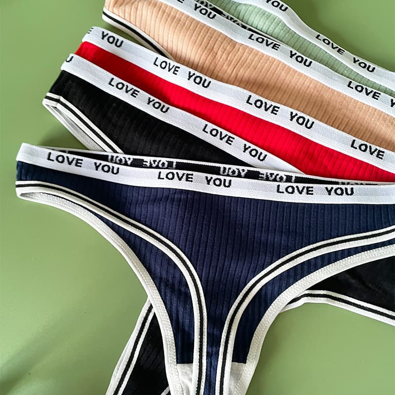 2025 Cross-border supply of new cotton bottom crotch underwear for women cotton mid-waist fashion ladies girl Panties 3