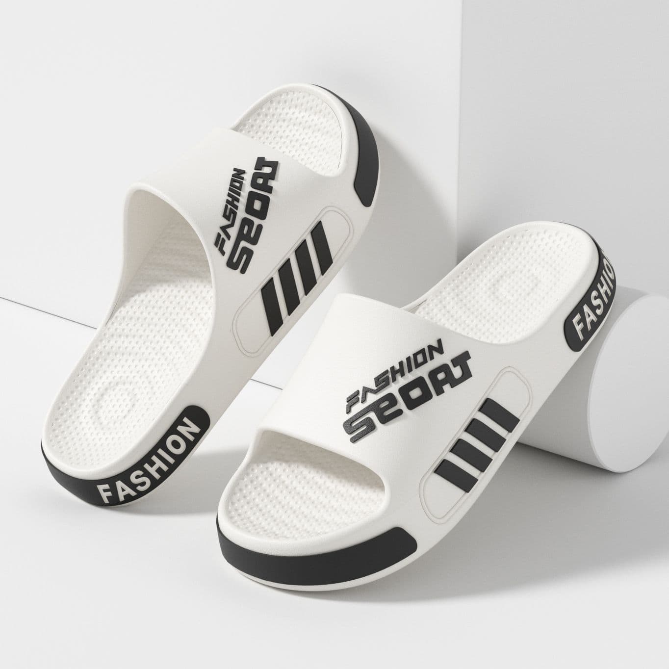 Men's extra large trend sports men's slippers for students, non-slip summer mule, plus size, suitable for outdoor wear 4