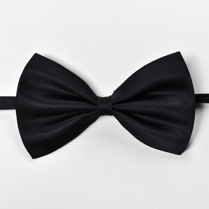 Red black bow tie English style with bow, Korean style 3