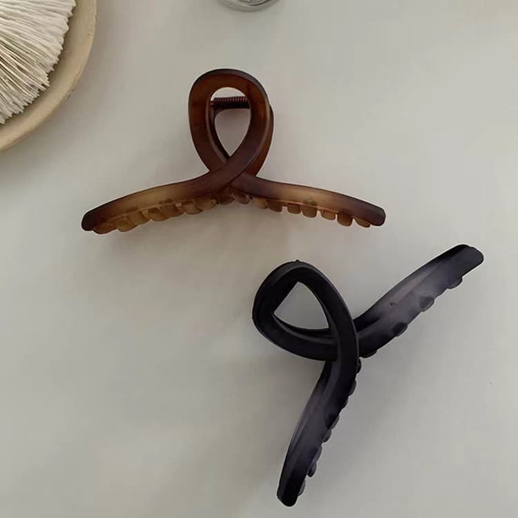 Brand big matte crab pin, shark, hairgrip, hairpins, high-quality style 4