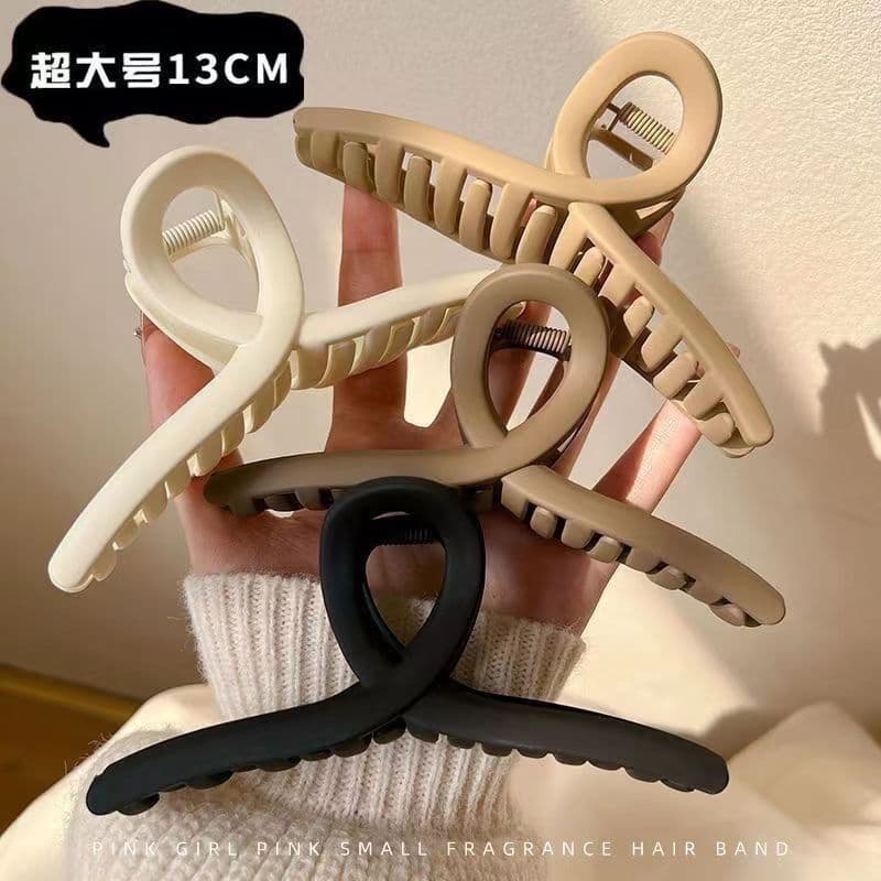 Brand big matte crab pin, shark, hairgrip, hairpins, high-quality style