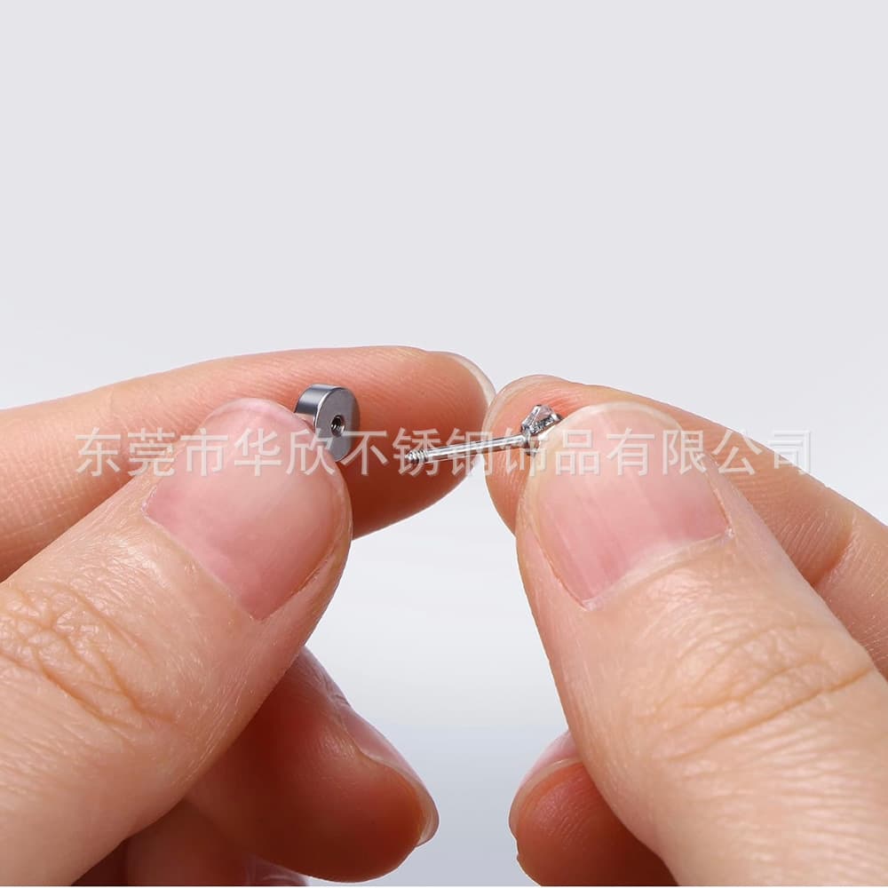 (Cross-border trading), earrings stainless steel, piercing, accessory, accessories, DIY 4