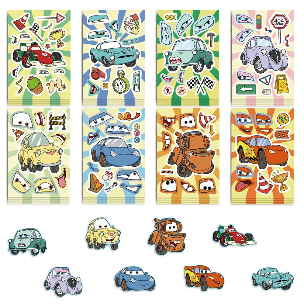 (Cross-border trading), (Wholesale), cartoon racing car, laptop, DIY 5