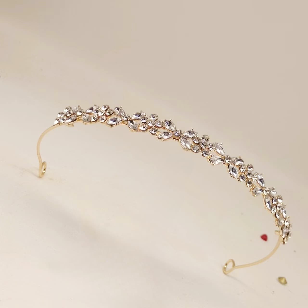 (Cross-border trading), elegant headband made from real hair, hair accessory, crown for bride, simple and elegant design 2