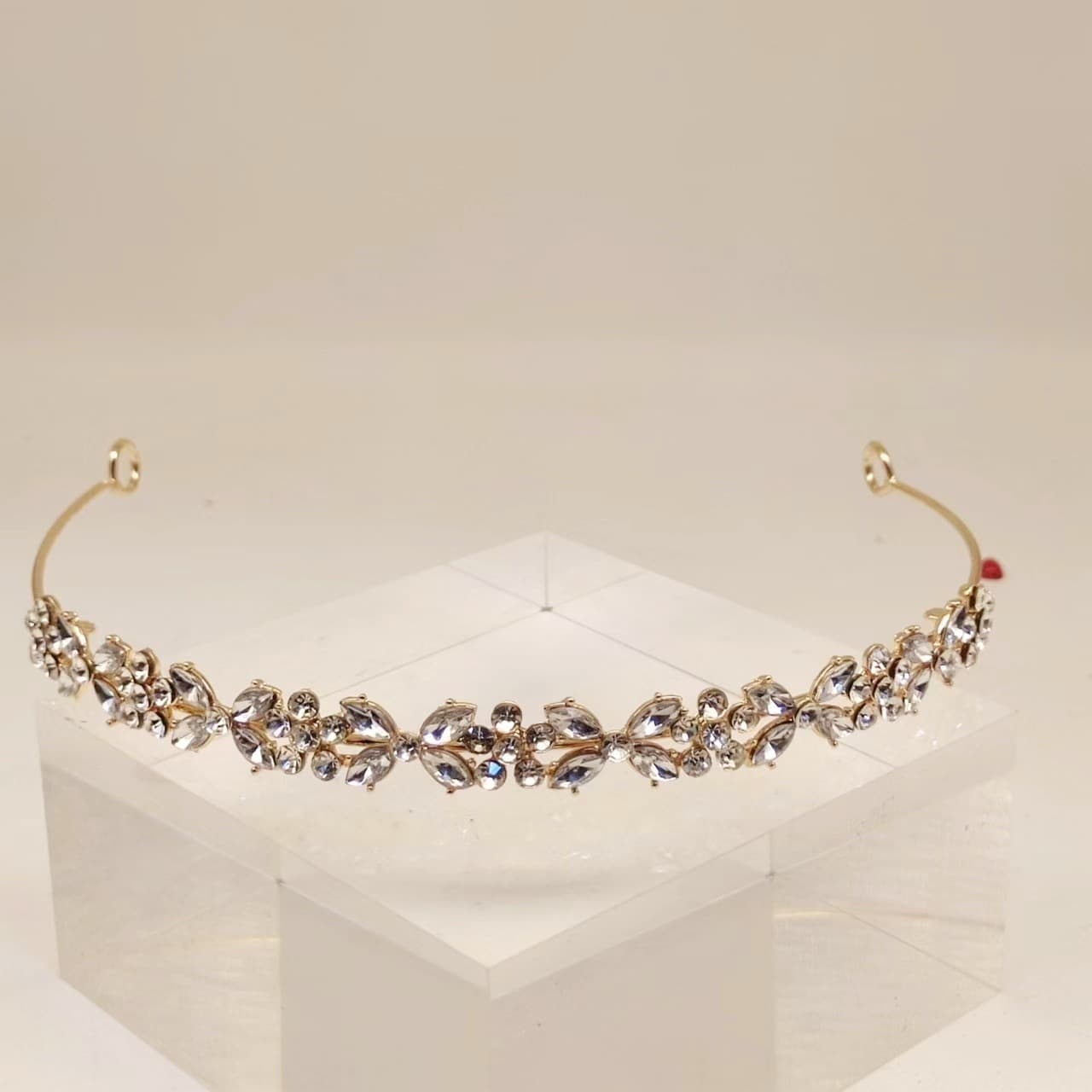 (Cross-border trading), elegant headband made from real hair, hair accessory, crown for bride, simple and elegant design 3