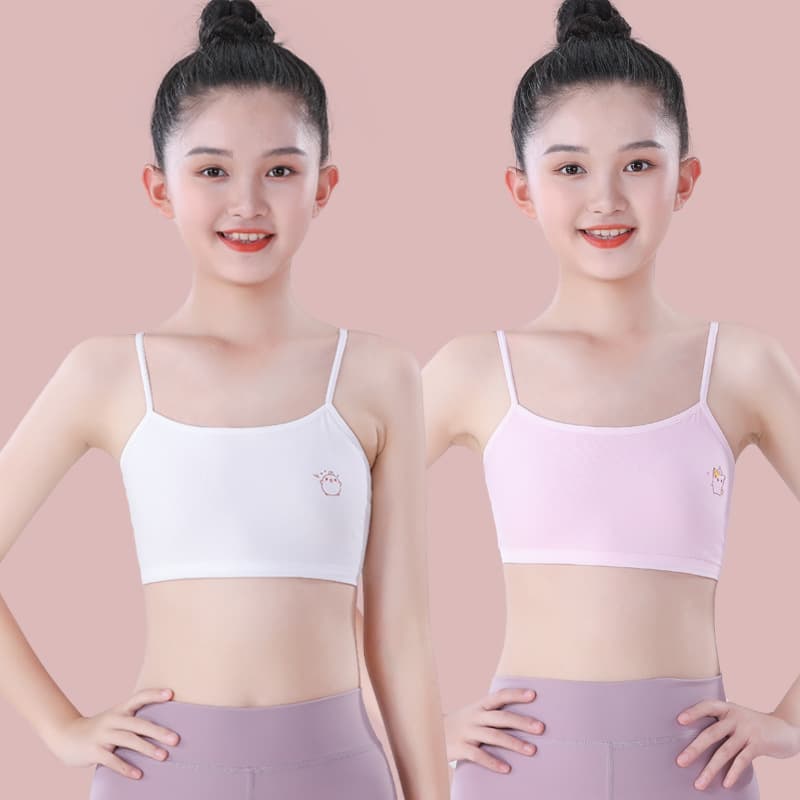 Underwear, cotton bra top for students, tube top, lifting effect, 7-15 years 2