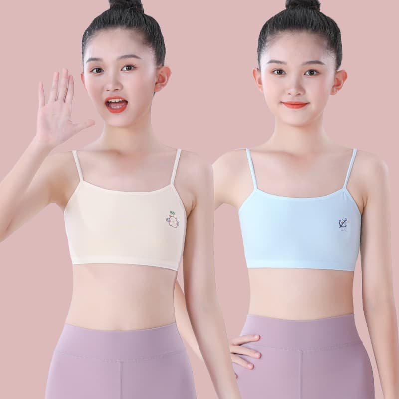 Underwear, cotton bra top for students, tube top, lifting effect, 7-15 years 3