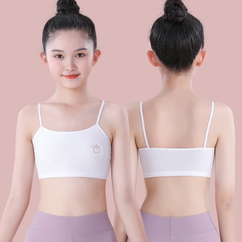 Underwear, cotton bra top for students, tube top, lifting effect, 7-15 years 4