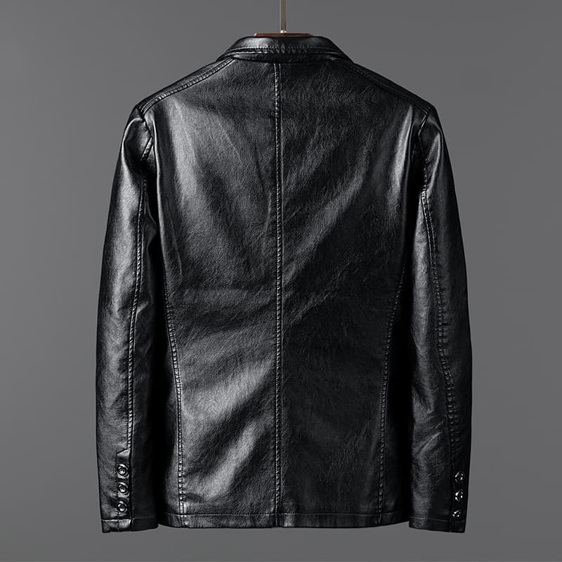 Demi-season polyurethane suit, trend casual men's jacket, Korean style 3