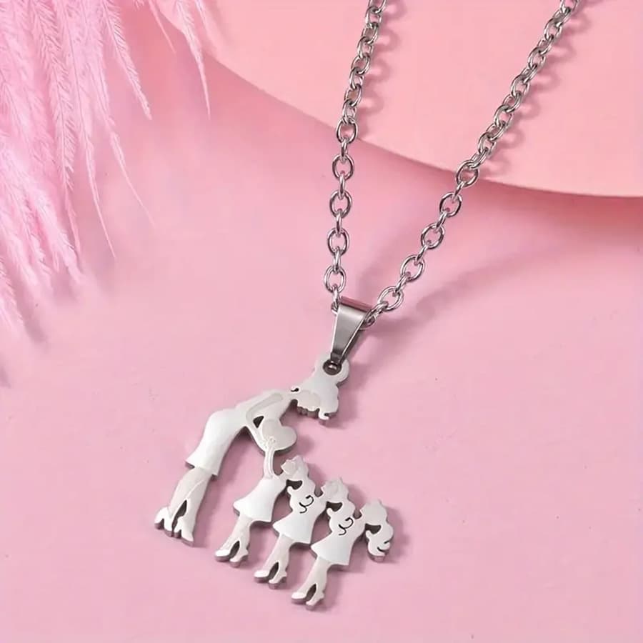 Necklace, pendant stainless steel, style, Birthday gift 3