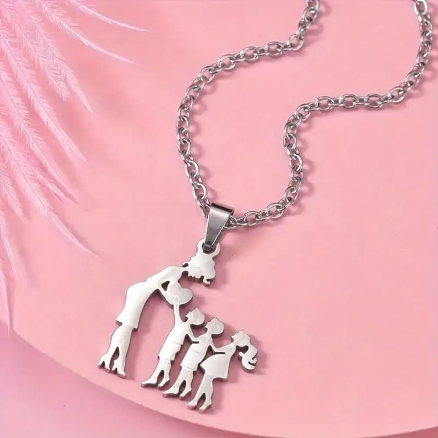 Necklace, pendant stainless steel, style, Birthday gift 4