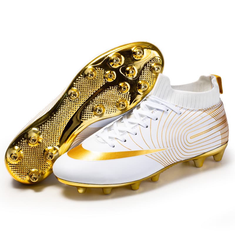 (Cross-border trading), golden children's boots for men and women for students, with spikes, for teenagers 3