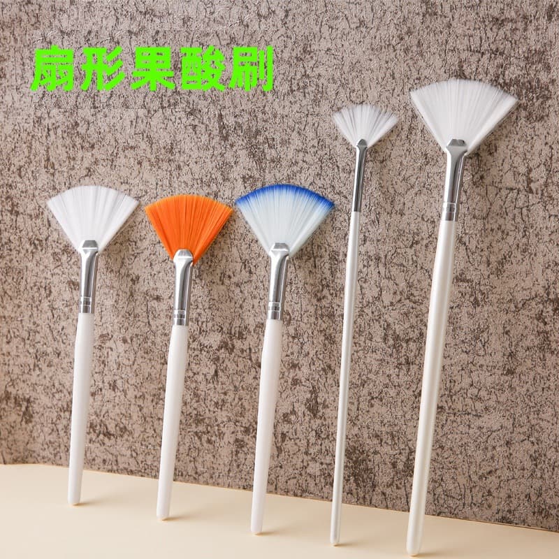 Brush, fruit acid, cosmetic essence soft-bristled for skin care, for beauty salons