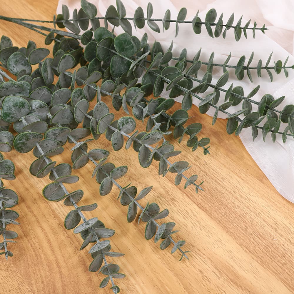 Cross-border simulation Eucalyptus Jinqianye Home simulation leaf ornaments wedding decoration photography props home decoration 3