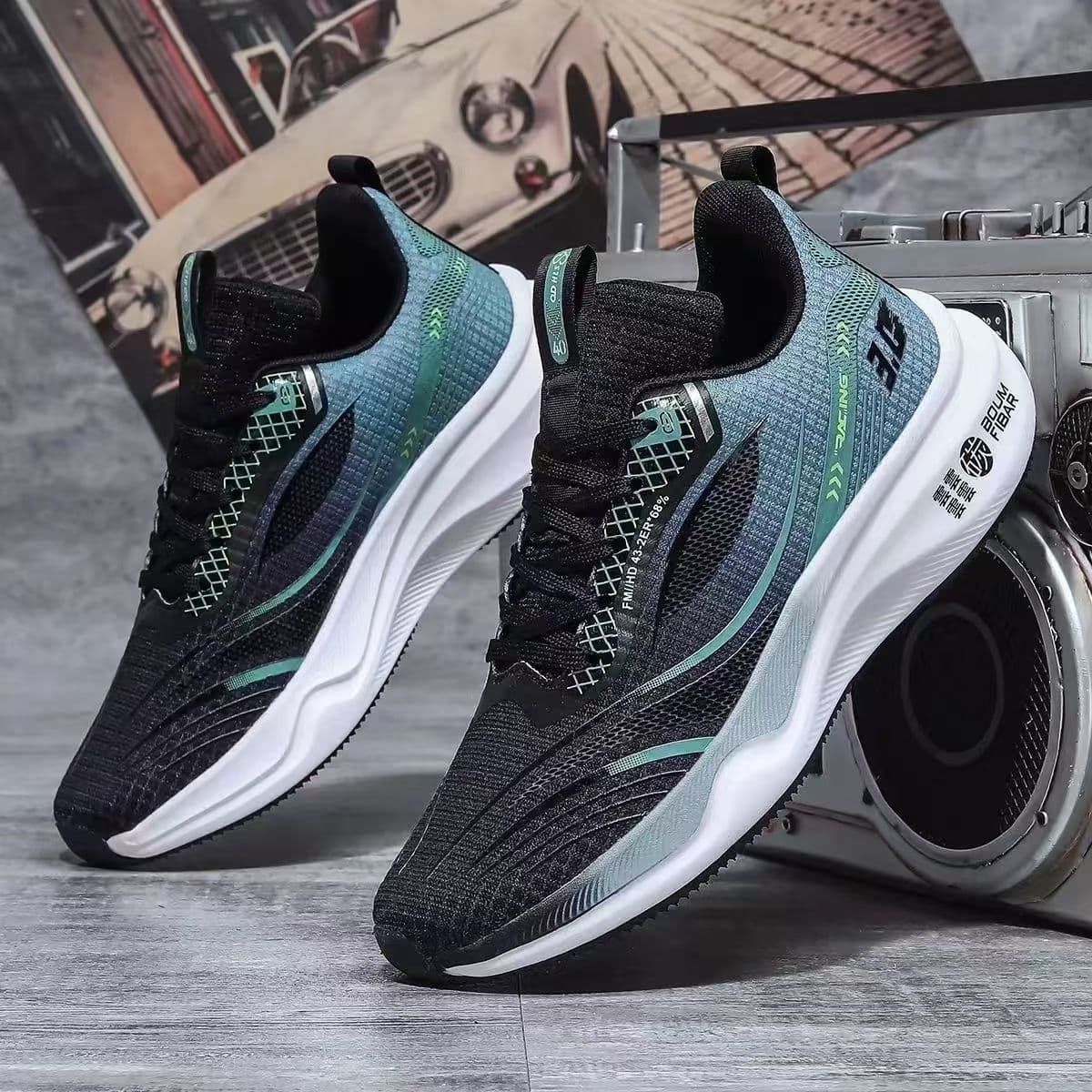 Summer ultra light sneakers, shock-absorbing non-slip lightweight breathable shoes for students, for running, for teenagers 4