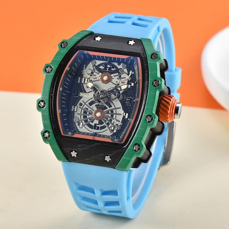 Fashionable quartz watches, mechanical silicone swiss watch, fully automatic 3