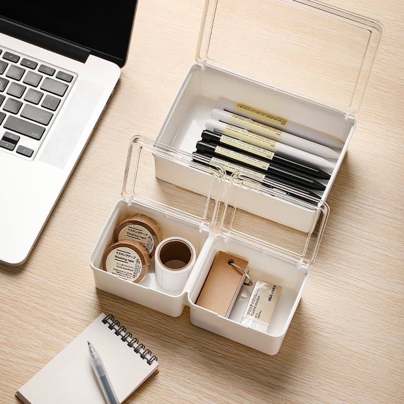 Storage box, table universal stationery