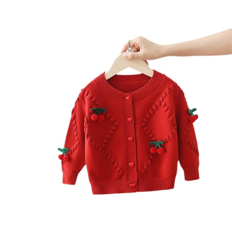 Autumn cardigan, children's woolen sweater, jacket, western style, Korean style 5