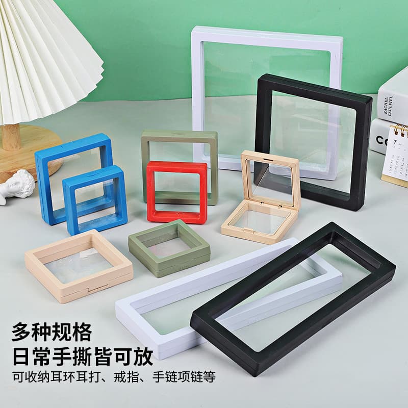 Storage system, storage box, transparent stand, necklace and earrings, accessory, pack, jewelry, (Physicals), Birthday gift 4