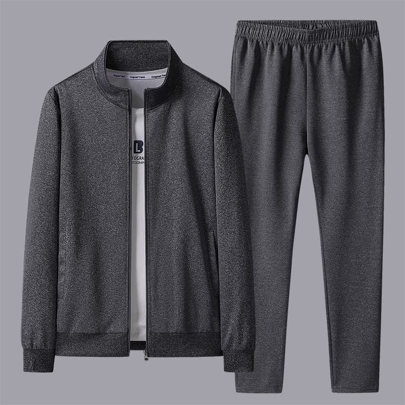 Autumn sports suit for leisure, long-sleeve, trousers, sweatshirt for gym, for running 2