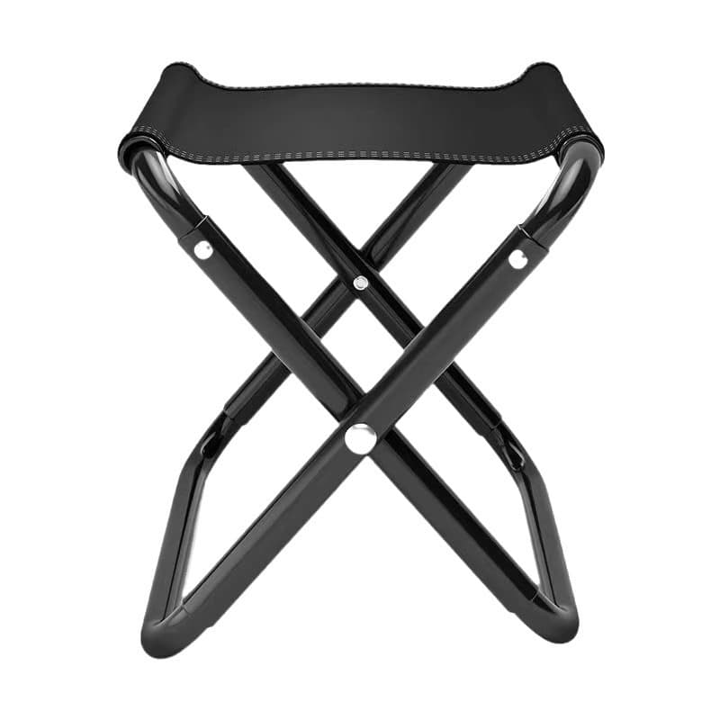Outdoor folding chair wrought iron portable fishing military training travel outdoor camping horse stool sturdy ultra-light combat-ready bench 5