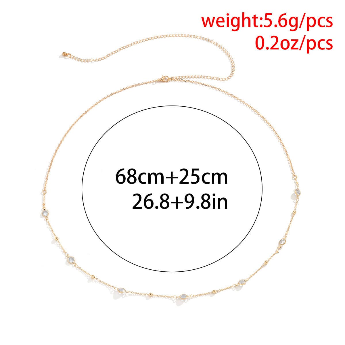 (Cross-border trading), accessory, sexy transparent swimwear, summer chain, European style 4