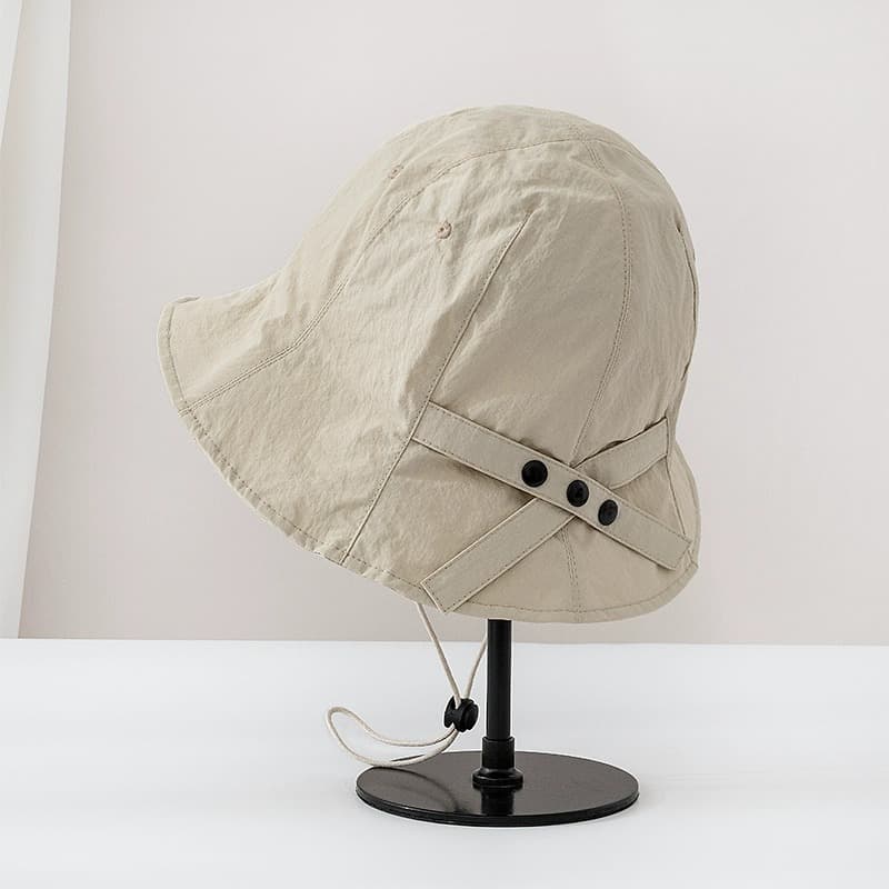 Lightweight quick-drying sun hat for women in spring and summer breathable casual face-showing little fisherman hat UV pot hat personalized bucket hat 2