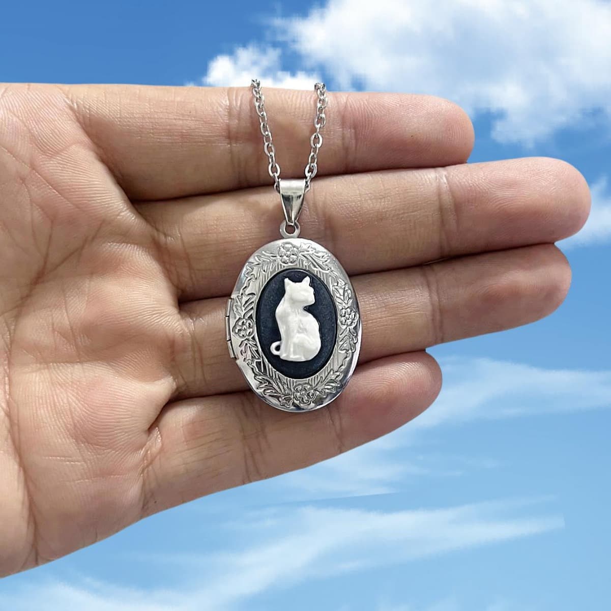 (Cross-border trading), elegant pendant, necklace, jewelry, print, Birthday gift 3