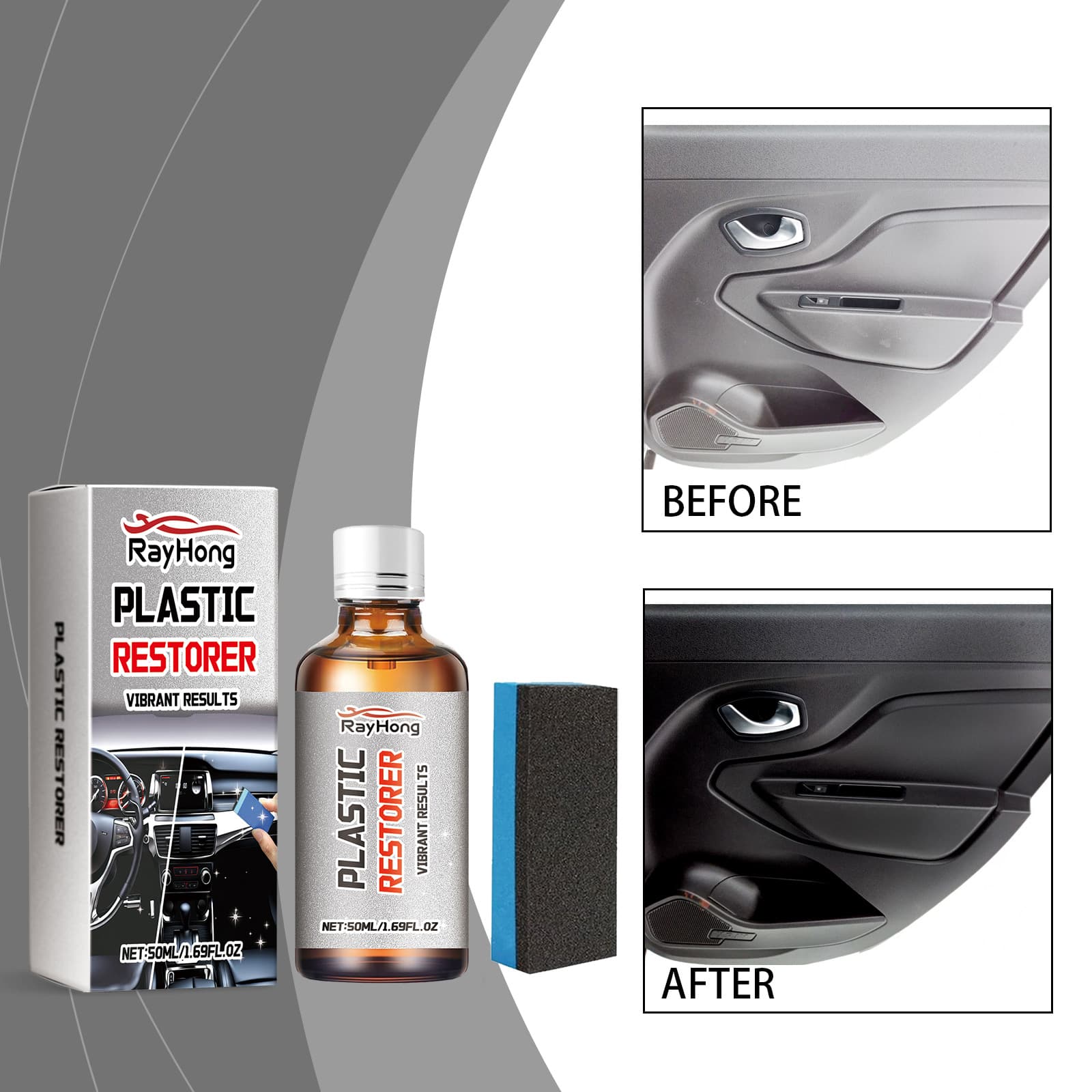 Rayhong's internal and external decorative plastic agents renovate to improve the beautiful vehicle plastic part of the vehicle 1
