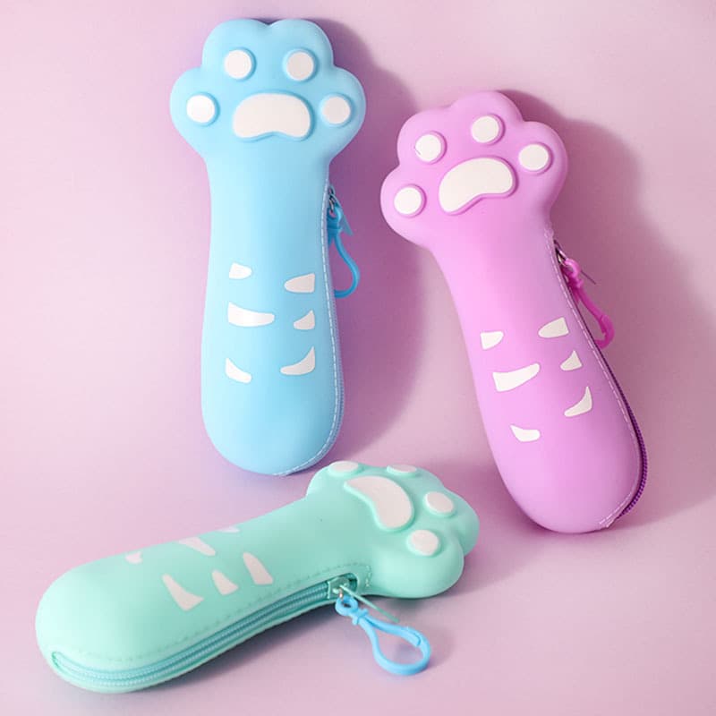 (Wholesale), silicone children's pencil case, wallet, cute shoulder bag, stationery for students, primary and secondary school 4