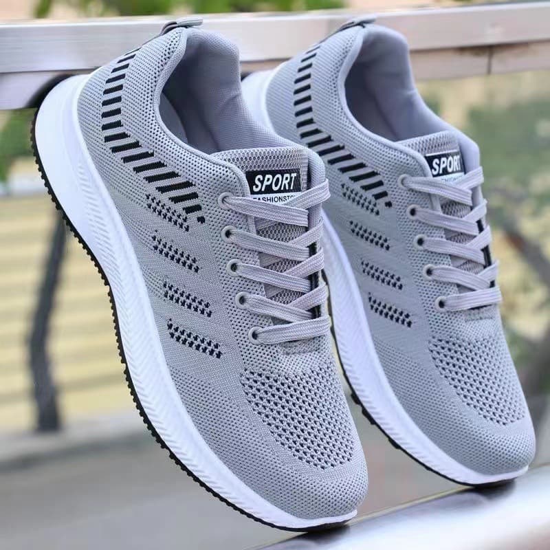 Fashionable universal sneakers all-season, breathable comfortable casual footwear, walking shoes, trend of season, made with flyknit technology