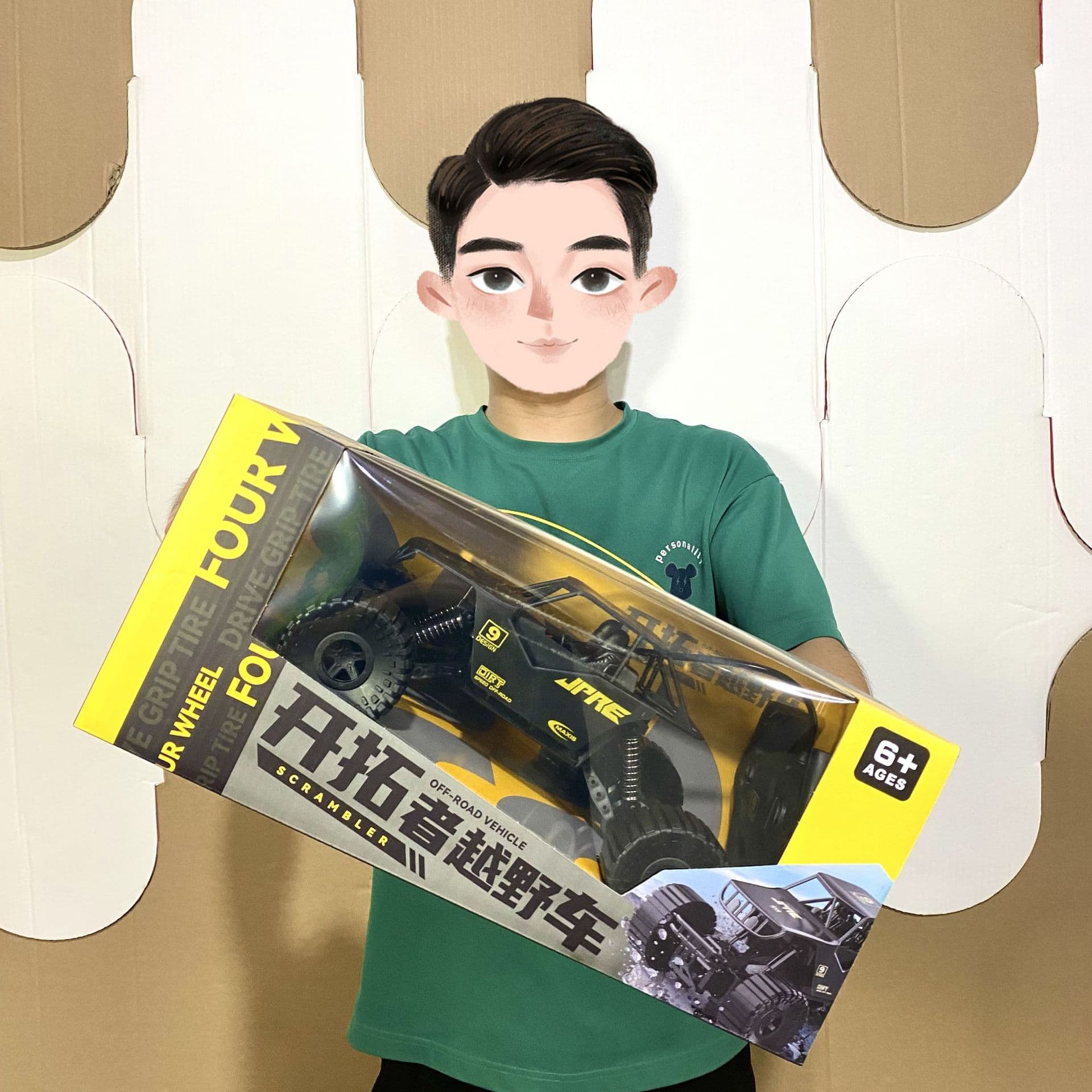 (Wholesale), toy, gift box, transport, remote control car for boys, SUV, Birthday gift 2