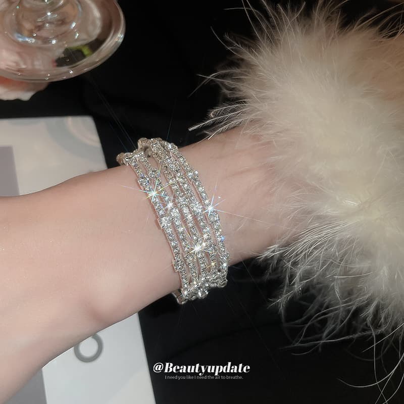 (Cross-border trading), elastic brand sophisticated fashionable bracelet pearl, jewelry, high-quality style 3