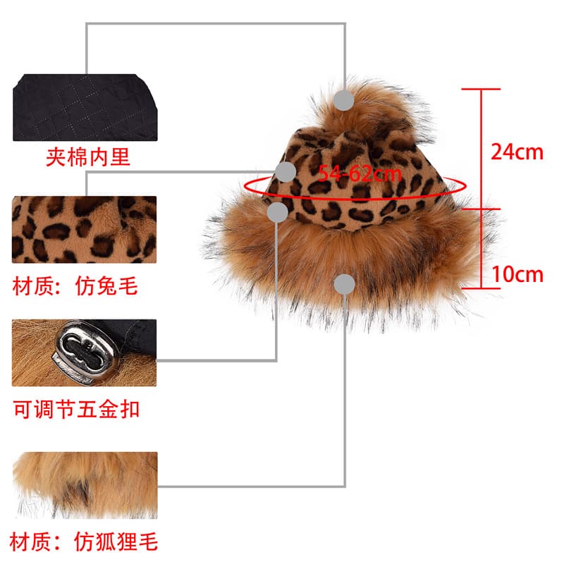 (Cross-border trading), winter velvet keep warm hat, Korean style 2