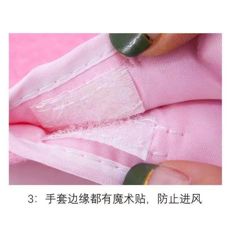 Gloves for manicure, towel, color 4