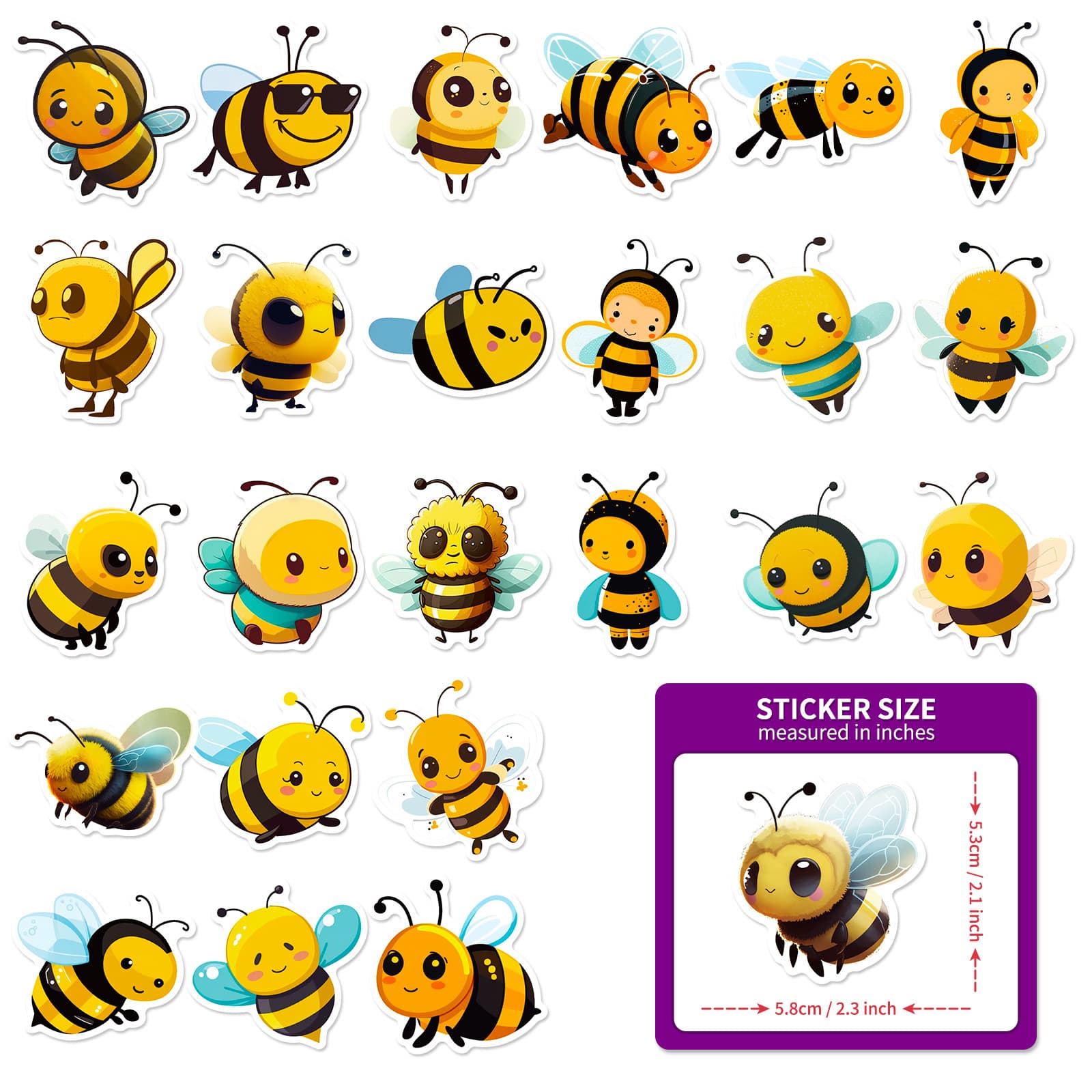 (Cross-border trading), sticker, window stickers for kindergarten, bee 4
