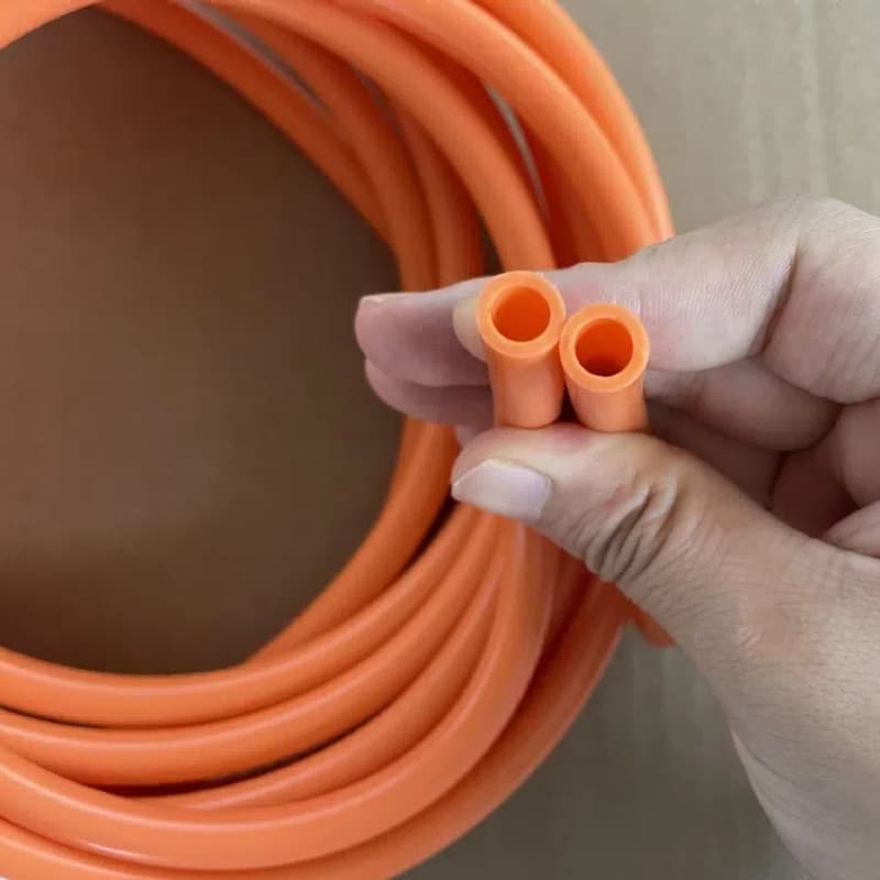 (Wholesale), orange silicone food silicone, straw 2