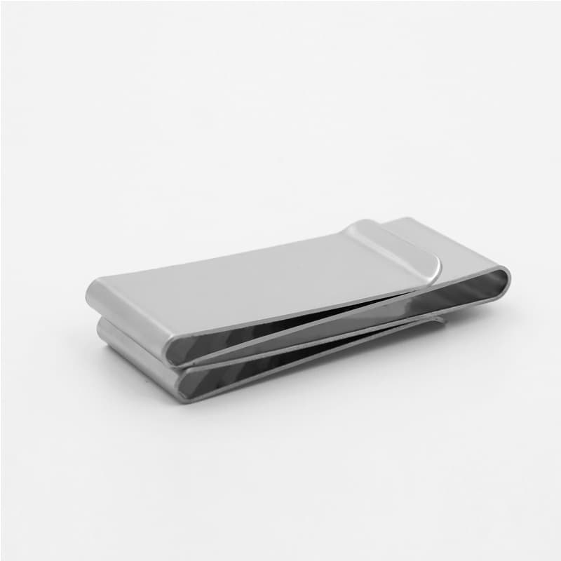 Men's wallet stainless steel, money clip engraved, simple and elegant design, custom-made 4