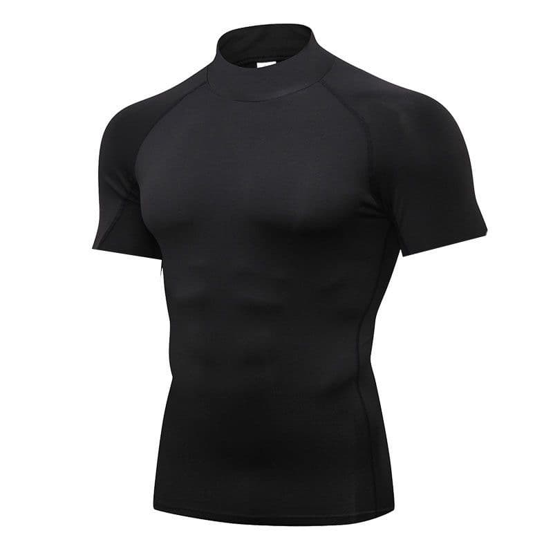 T-shirt for gym, sports uniform, basketball compression underwear for training, quick dry laundry basket, tight, for running, with short sleeve 2