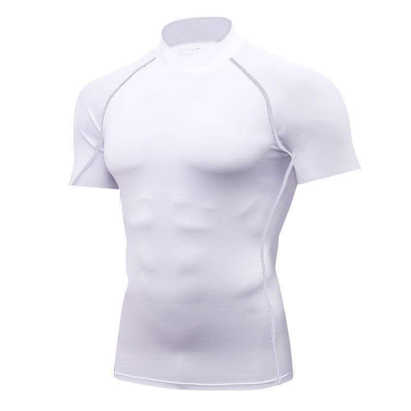 T-shirt for gym, sports uniform, basketball compression underwear for training, quick dry laundry basket, tight, for running, with short sleeve 3