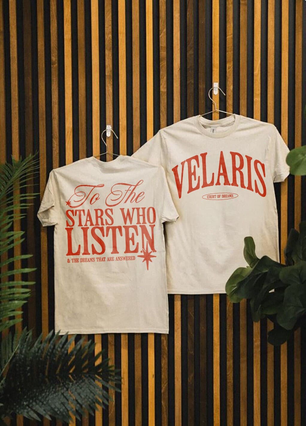 Listening star T -shirt velaris T -shirt double -sided oversized T -shirt women's court lover 5