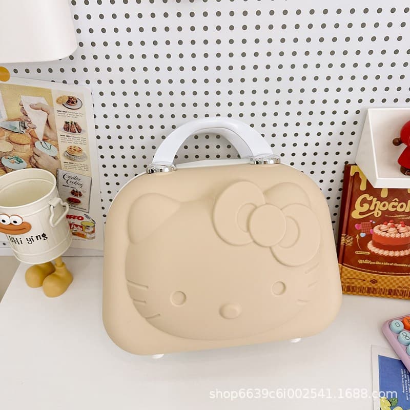 Handheld cartoon suitcase for makeup, small storage box, new collection 2