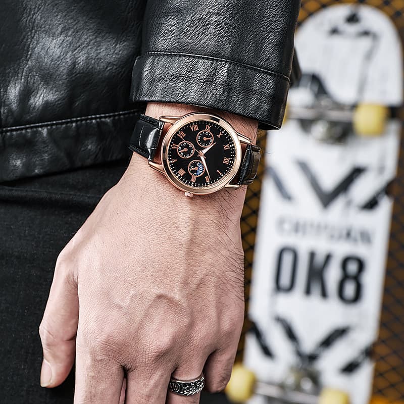 (Cross-border trading), fashionable universal high-end quartz swiss watch 3