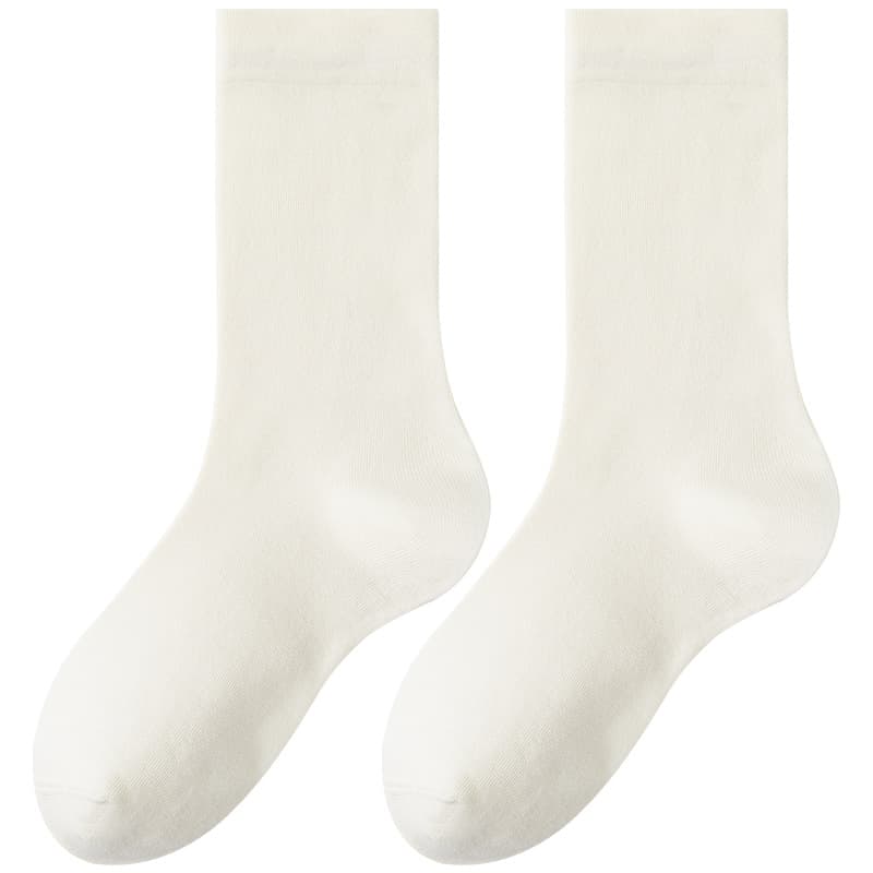 Autumn summer thin cotton knee socks for pregnant, mid-length 5