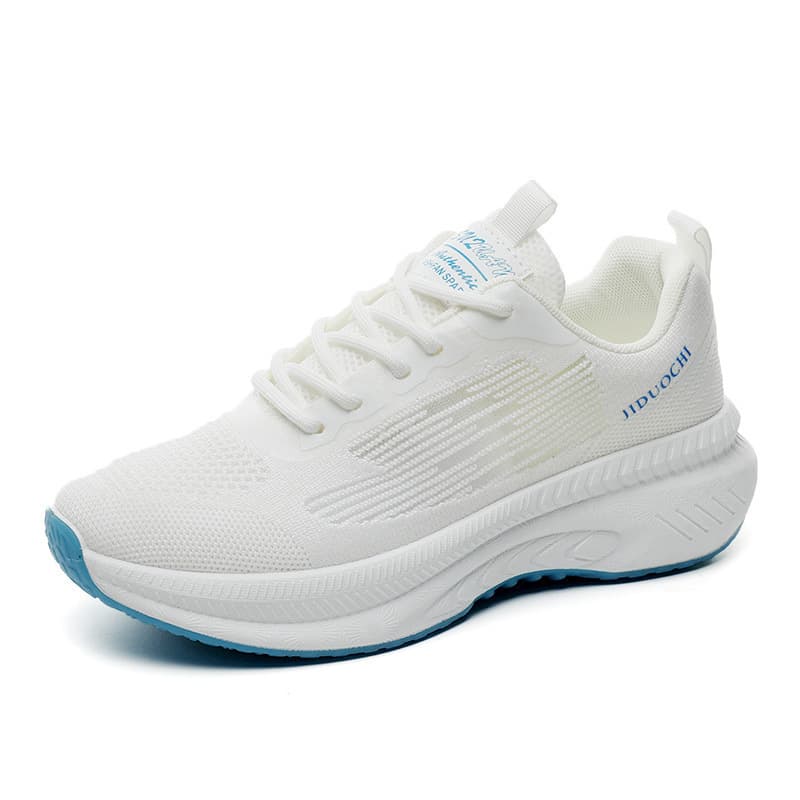 (Cross-border trading), (Wholesale), white sneakers, lightweight fashionable breathable women's running sneakers platform 5