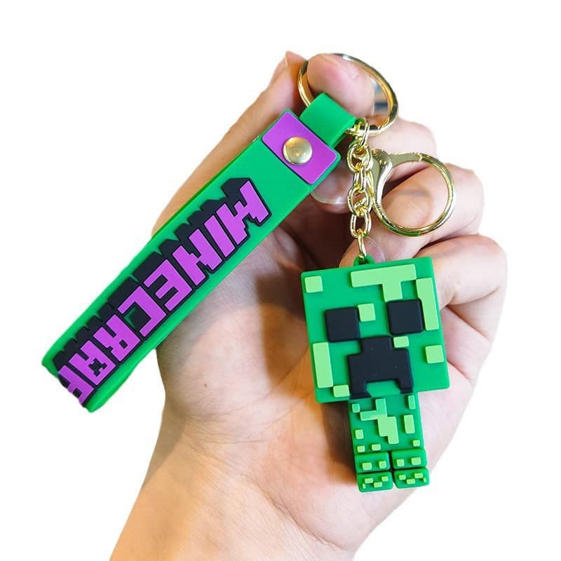 (Cross-border trading), keychain, cartoon doll PVC, creative constructor 5